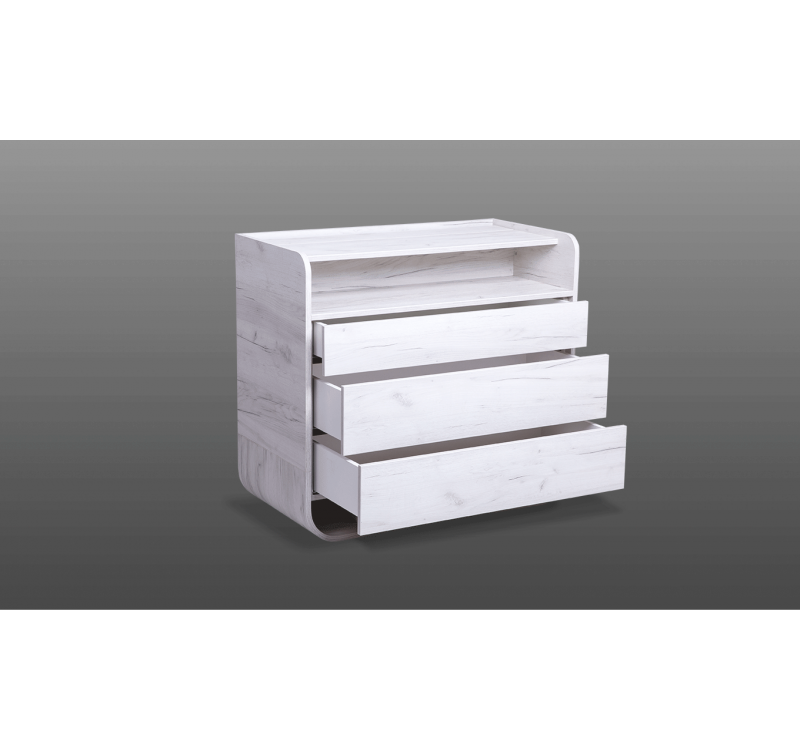 Τουαλέτα 3 συρτάρια SO2 100x50x90 DIOMMI 45-746