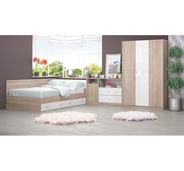 Σετ κρεβατοκάμαρας Andrea 120x190 DIOMMI 33-073