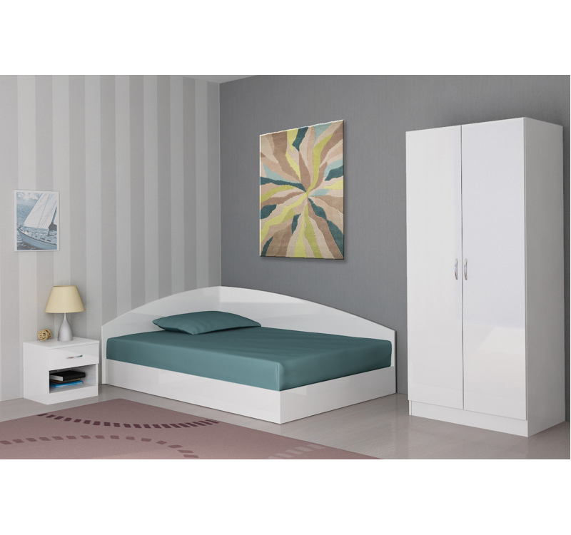 Σετ κρεβατοκάμαρας Apolo1 120x190 DIOMMI 33-066