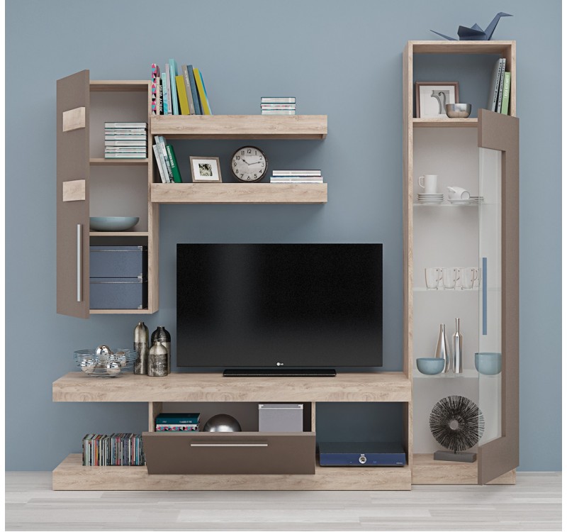 Σύνθετο σαλονιού Alania 190x40x190 DIOMMI 33-054