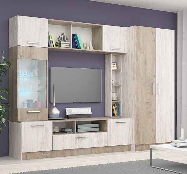 Σύνθετο σαλονιού Opal2 260x52x190 DIOMMI 33-049