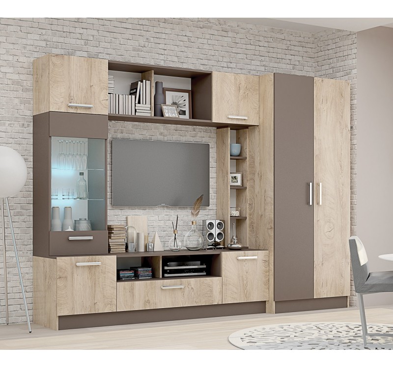 Σύνθετο σαλονιού Opal2 260x52x190 DIOMMI 33-048
