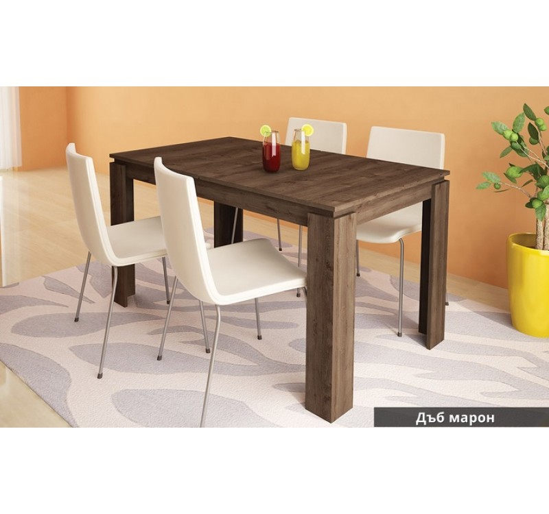 Επεκτεινόμενη τραπεζαρία Havana 120/160x74x80cm DIOMMI 33-032