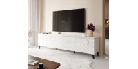 TV stand 200 ABETO mat white/ gloss white DIOMMI CAMA-ABETO-RTV-200-BI/BI