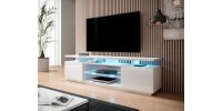 RTV stand EVA white gloss/ white gloss DIOMMI CAMA-EVA-RTV-BIP/BIP
