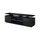 RTV stand EVA black gloss/ black gloss DIOMMI CAMA-EVA-RTV-CZP/CZP
