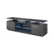 RTV stand EVA graphite gloss/ graphite gloss DIOMMI CAMA-EVA-RTV-GRA/GRA