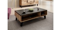 coffee table 60 LOTTA  wotan oak/ black DIOMMI CAMA-LOTTA-ŁAWA-110-DWO/CZ