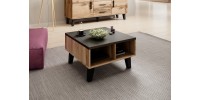 coffee table 60 LOTTA  wotan oak/black DIOMMI CAMA-LOTTA-ŁAWA-60-DWO/CZ
