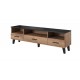 TV stand LOTTA 180 3s3K wotan oak/black DIOMMI CAMA-LOTTA-RTV-180-3S3K-DWO/CZ