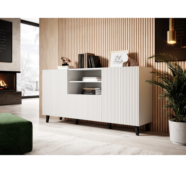 PAFOS chest of drawers 150 2D1S DIOMMI CAMA-PAFOS-KOM-150-BI/BI