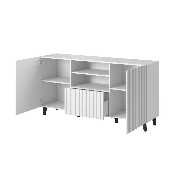 PAFOS chest of drawers 150 2D1S DIOMMI CAMA-PAFOS-KOM-150-BI/BI