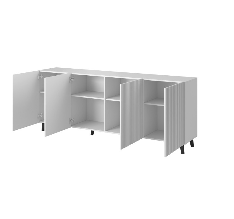 PAFOS chest of drawers 200 4D DIOMMI CAMA-PAFOS-KOM-200-BI/BI