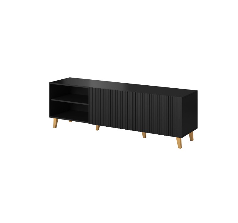 PAFOS TV stand 150 2D2K black/black DIOMMI CAMA-PAFOS-RTV-150-CZ/CZ