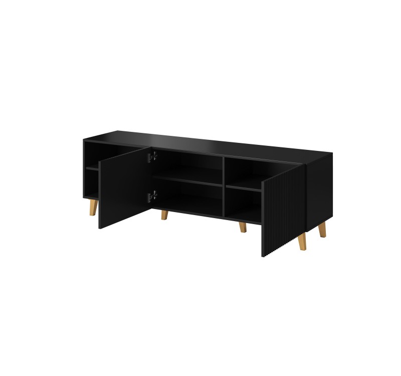 PAFOS TV stand 150 2D2K black/black DIOMMI CAMA-PAFOS-RTV-150-CZ/CZ
