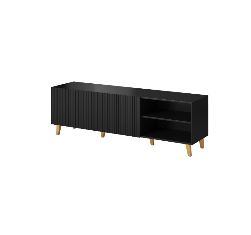 PAFOS TV stand 150 2D2K black/black DIOMMI CAMA-PAFOS-RTV-150-CZ/CZ