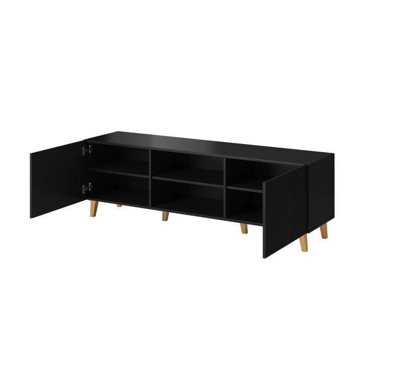 PAFOS TV stand 150 2D2K black/black DIOMMI CAMA-PAFOS-RTV-150-CZ/CZ