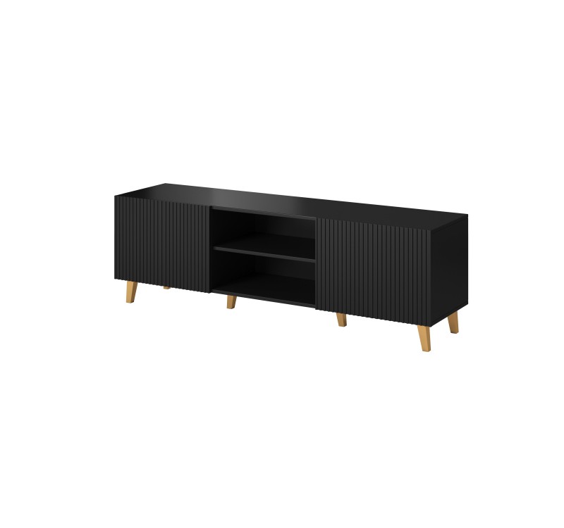 PAFOS TV stand 150 2D2K black/black DIOMMI CAMA-PAFOS-RTV-150-CZ/CZ