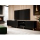 PAFOS TV stand 200/4D black/black DIOMMI CAMA-PAFOS-RTV-200-CZ/CZ