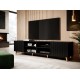PAFOS TV stand 200/4D black/black DIOMMI CAMA-PAFOS-RTV-200-CZ/CZ