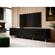 PAFOS TV stand 200/4D black/black DIOMMI CAMA-PAFOS-RTV-200-CZ/CZ