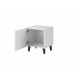 PAFOS night stand white/white DIOMMI CAMA-PAFOS-SZAFKI-NOCNE-BI/BI