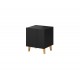 PAFOS night stand black/black DIOMMI CAMA-PAFOS-SZAFKI-NOCNE-CZ/CZ