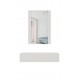 PAFOS vanity table ( hanging ) and mirror white/white DIOMMI CAMA-PAFOS-TOALETKA-BI/BI