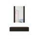 PAFOS vanity table ( hanging ) and mirror BLACK/BLACK DIOMMI CAMA-PAFOS-TOALETKA-CZ/CZ