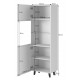PAFOS Standing cabinet white/white DIOMMI CAMA-PAFOS-WITRYNA-BI/BI