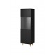 PAFOS Standing cabinet black/black DIOMMI CAMA-PAFOS-WITRYNA-CZ/CZ