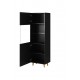 PAFOS Standing cabinet black/black DIOMMI CAMA-PAFOS-WITRYNA-CZ/CZ