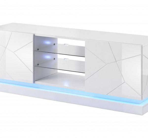 TV stand QIU 160 white DIOMMI CAMA-QIU-160-RTV-BIP