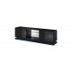 TV stand QIU 200 black DIOMMI CAMA-QIU-200-RTV-CZ