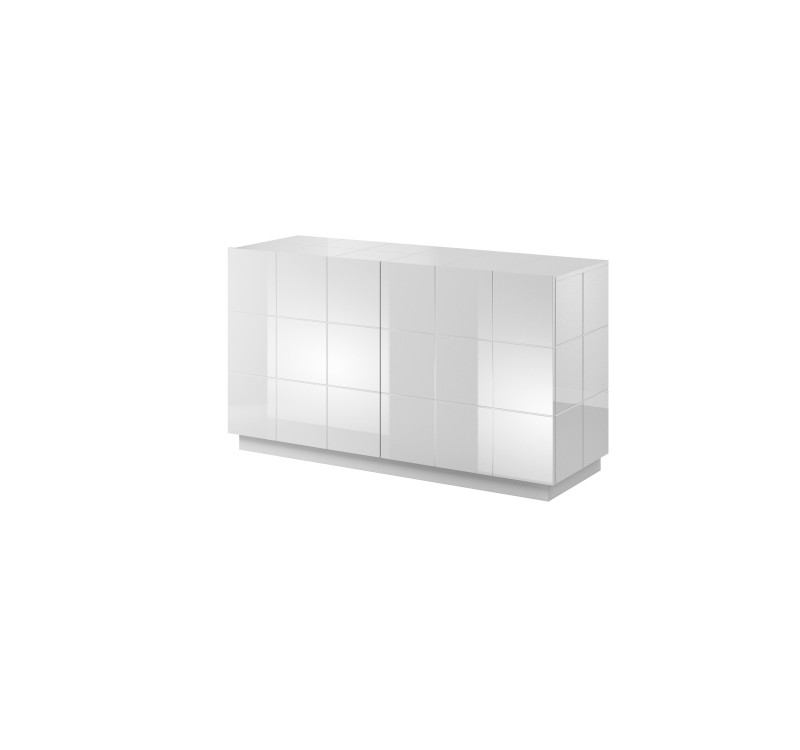 chest of drwewr KOM2D  REJA white gloss/white gloss DIOMMI CAMA-REJA-KOM2D-BI/BI