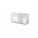chest of drwewr KOM2D  REJA white gloss/white gloss DIOMMI CAMA-REJA-KOM2D-BI/BI