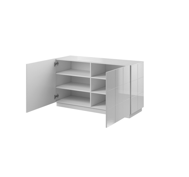 chest of drwewr KOM2D  REJA white gloss/white gloss DIOMMI CAMA-REJA-KOM2D-BI/BI