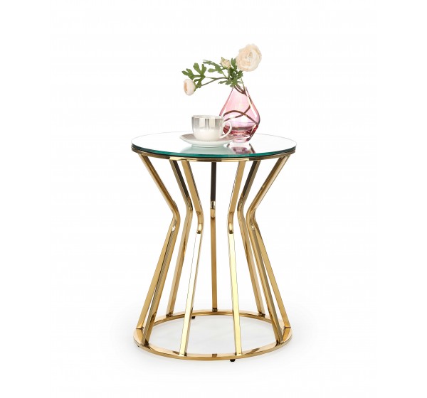 AFINA S, coffee table, mirror / gold DIOMMI V-CH-AFINA_S-LAW