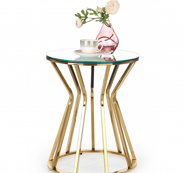 AFINA S, coffee table, mirror / gold DIOMMI V-CH-AFINA_S-LAW