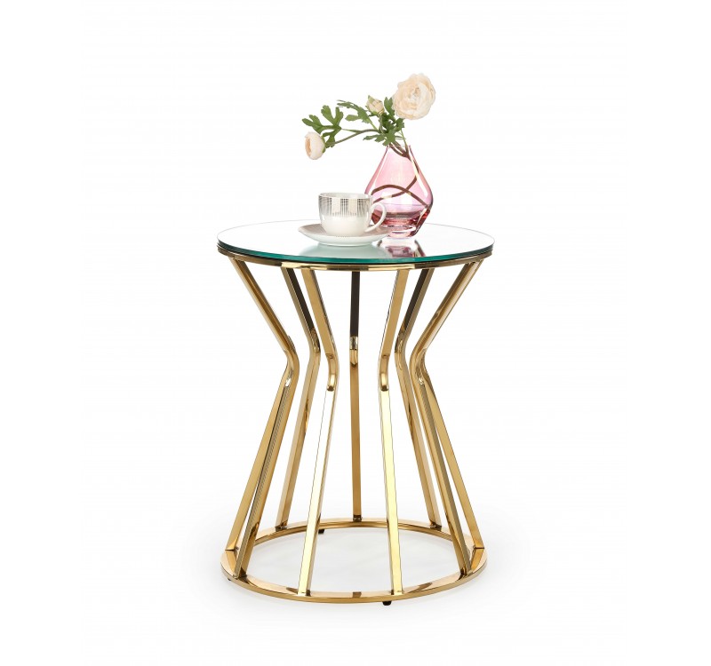 AFINA S, coffee table, mirror / gold DIOMMI V-CH-AFINA_S-LAW