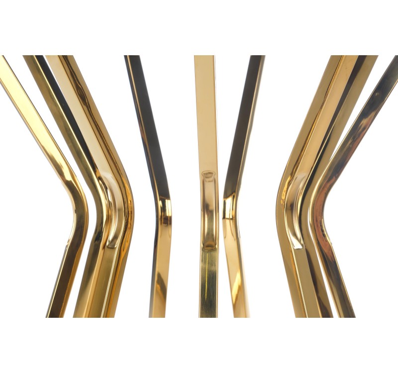 AFINA S, coffee table, mirror / gold DIOMMI V-CH-AFINA_S-LAW