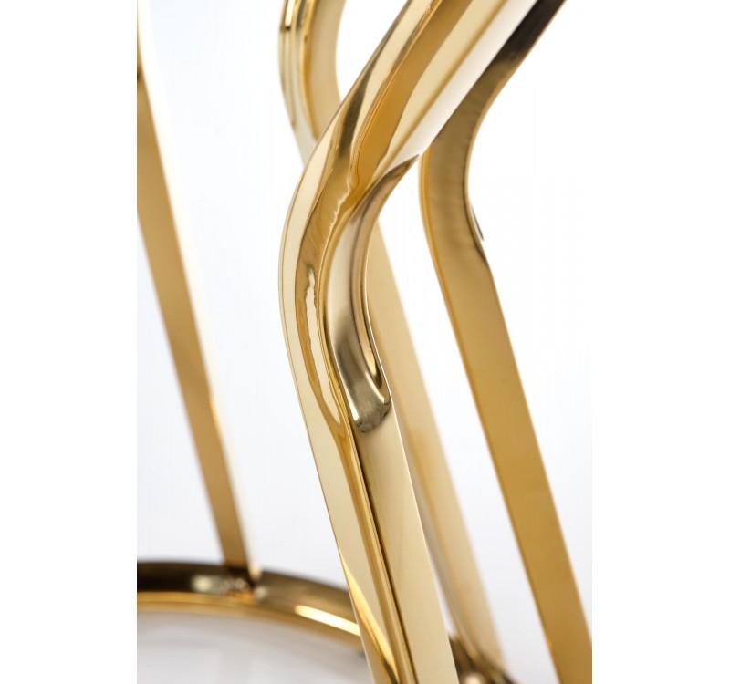 AFINA S, coffee table, mirror / gold DIOMMI V-CH-AFINA_S-LAW