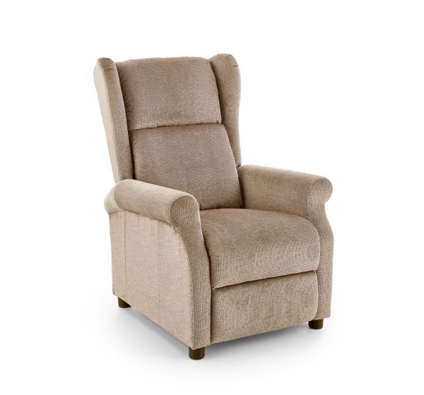 AGUSTIN recliner with massage function, color: beige DIOMMI V-CH-AGUSTIN_M-FOT-BEŻOWY