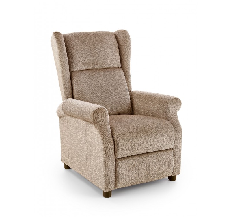 AGUSTIN recliner with massage function, color: beige DIOMMI V-CH-AGUSTIN_M-FOT-BEŻOWY