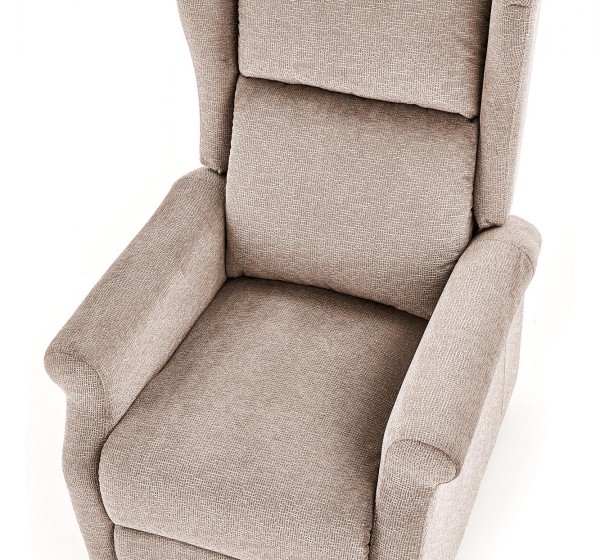 AGUSTIN recliner with massage function, color: beige DIOMMI V-CH-AGUSTIN_M-FOT-BEŻOWY