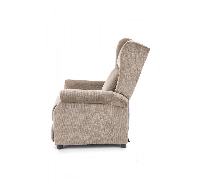 AGUSTIN recliner with massage function, color: beige DIOMMI V-CH-AGUSTIN_M-FOT-BEŻOWY