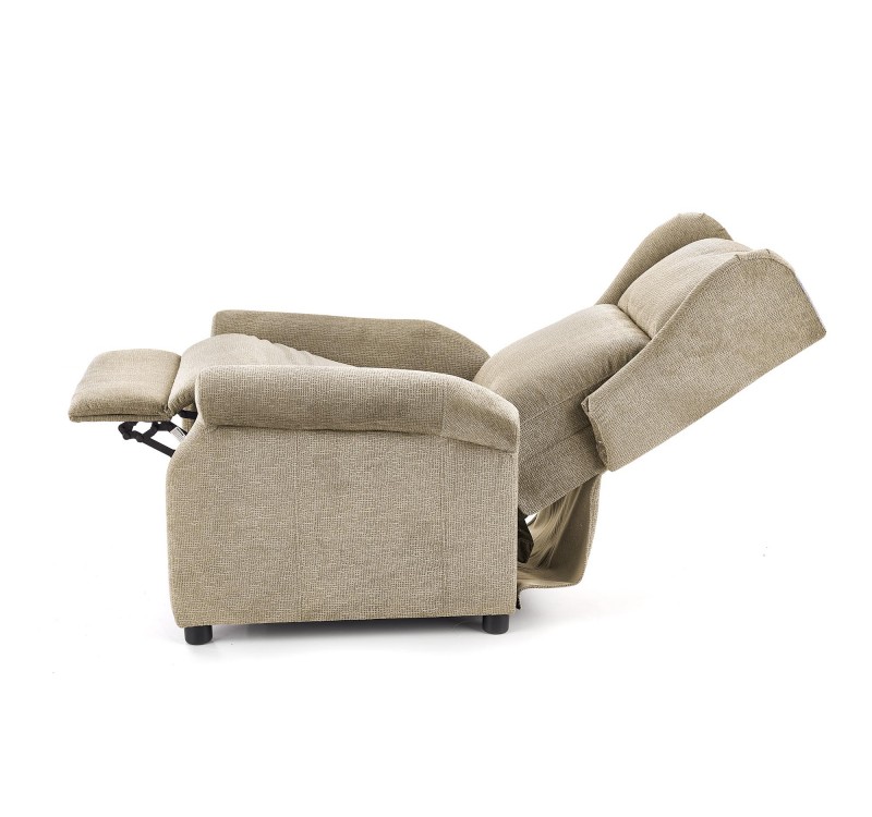 AGUSTIN recliner with massage function, color: beige DIOMMI V-CH-AGUSTIN_M-FOT-BEŻOWY