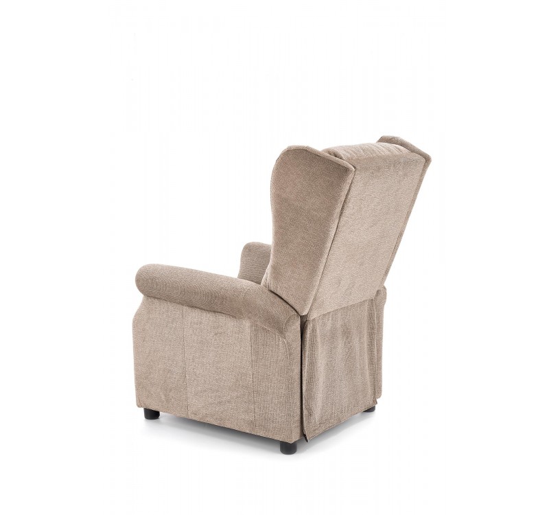 AGUSTIN recliner with massage function, color: beige DIOMMI V-CH-AGUSTIN_M-FOT-BEŻOWY