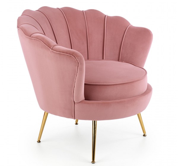 Πολυθρόνα ροζ βελούδινη AMORINITO 83Χ77Χ45 DIOMMI 60-20320