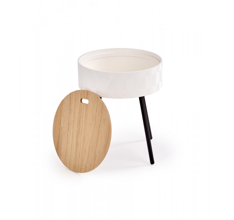 AURA c. table, color white DIOMMI V-CH-AURA-LAW-BIAŁY